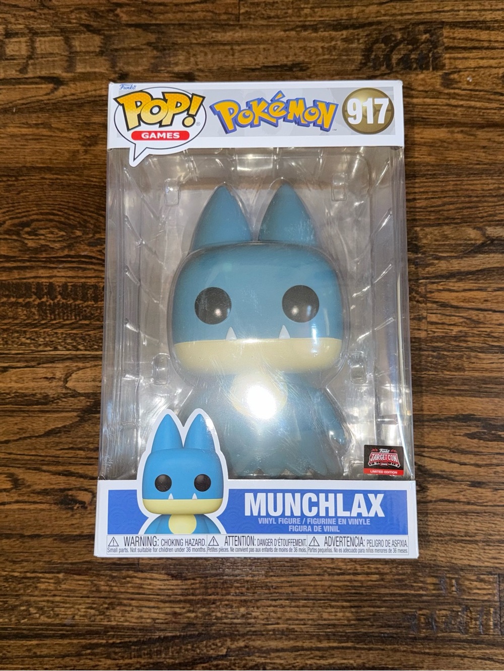 Funko Pop 10” Jumbo Munchlax Targetcon Limited Edition